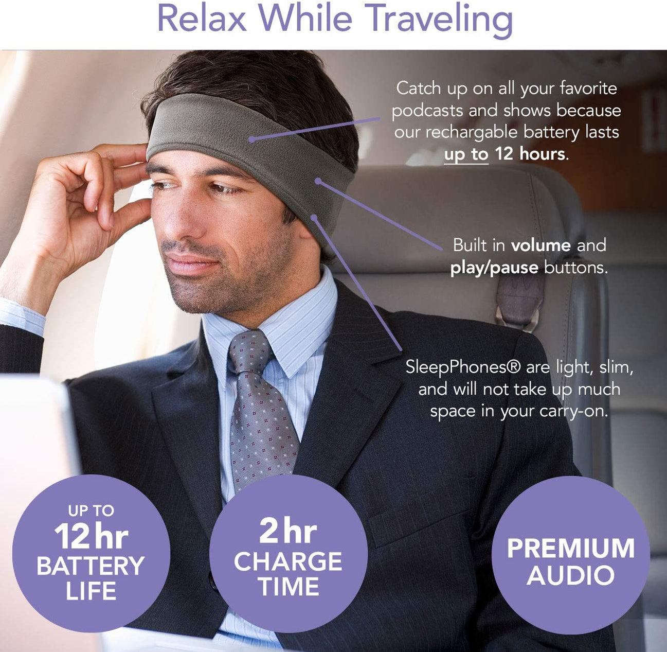 SleepPhones Wireless Headband Sleeping Headphones — SleepPhones UK